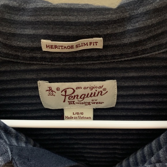 EUC Original Penguin Striped Shirt - Picture 2 of 5